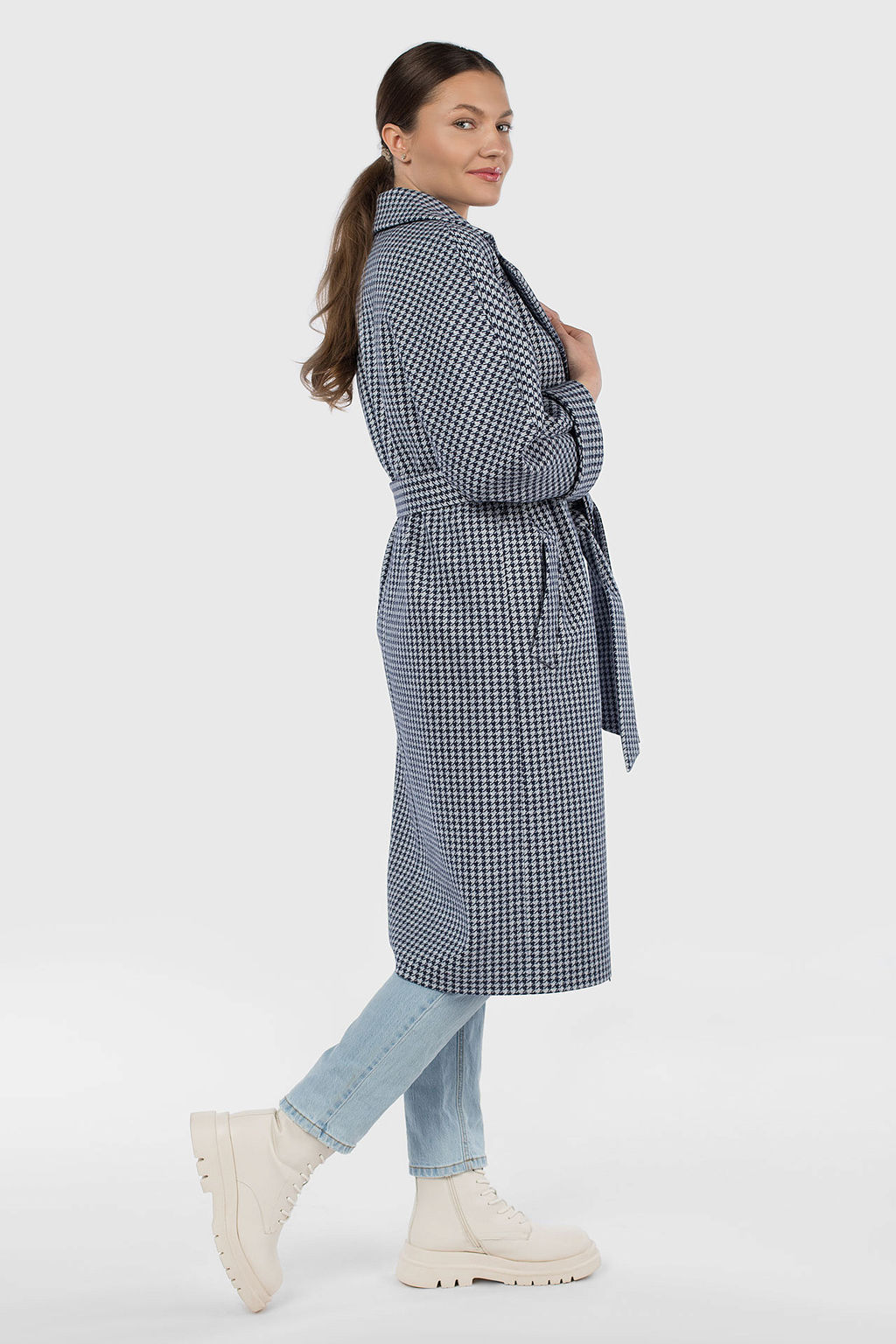 Пальто женское демисезонное Classic Reserve (пояс) - El podio фото 2