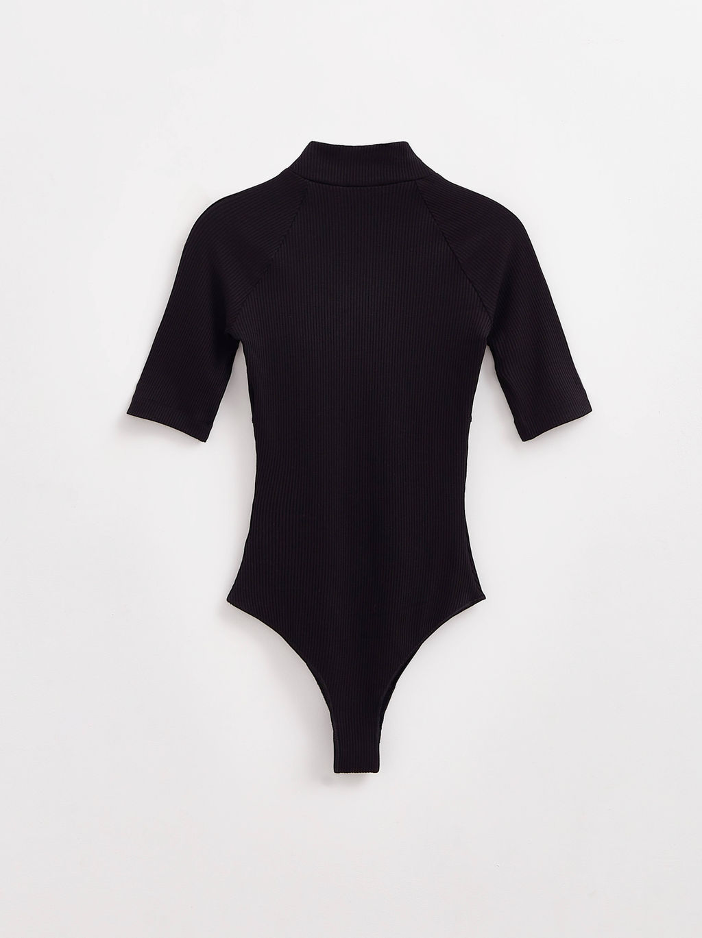 CONTE Боди в рубчик с настроченными кантами LBD 2626 black - Conte elegant фото 5