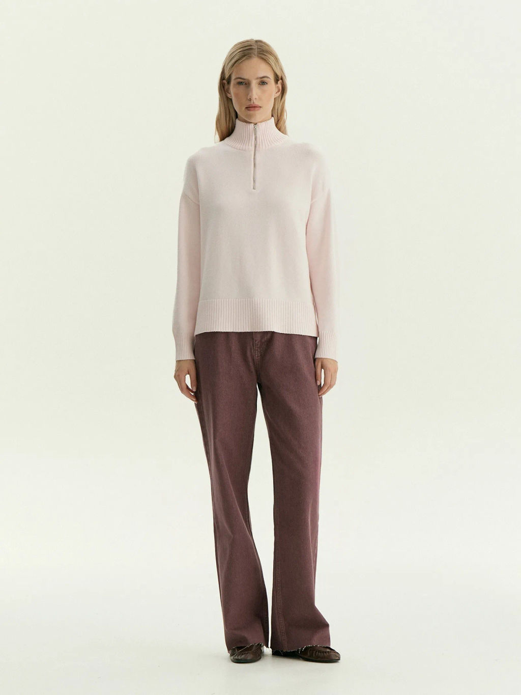 Свитер Emka B3144/cwarts из вискозы с нейлоном розовый фото 2