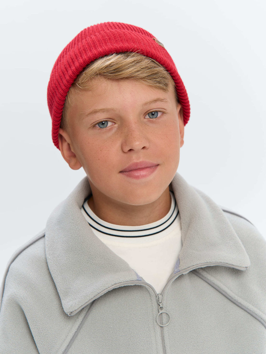 Шапка бини хлопковая Томат 7+ - Bungly фото 4