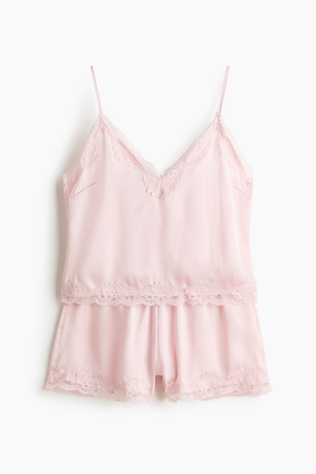 Pijama de sat?n con encaje - H&m фото 13