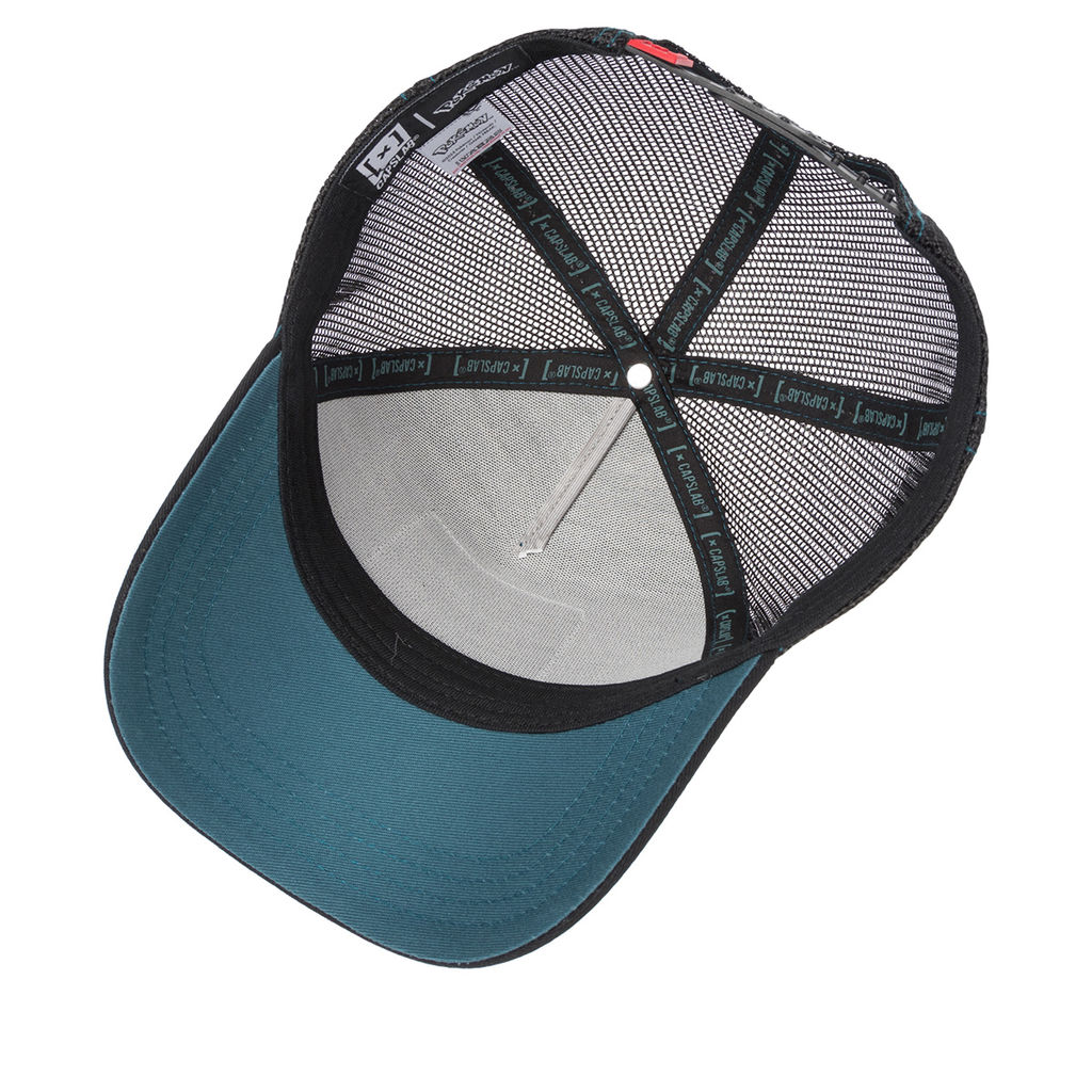 Бейсболка CAPSLAB арт. CL/PKM6/1/CT/STA Pokemon Bulbasaur, Charizard and Squirtle (бирюзовый / черный)  фото 3