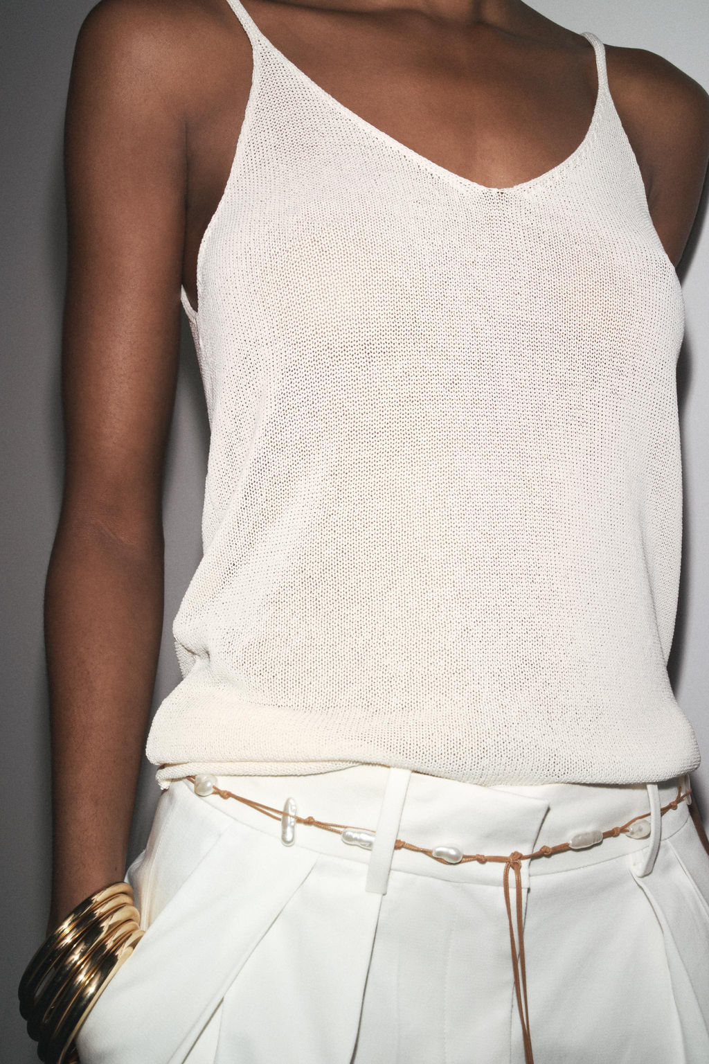 KNITTED STRAPPY TOP - Zara фото 33