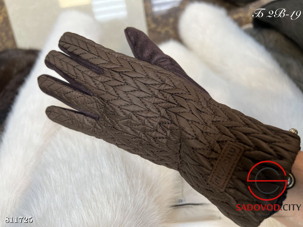 Перчатки из эко.кожи женские