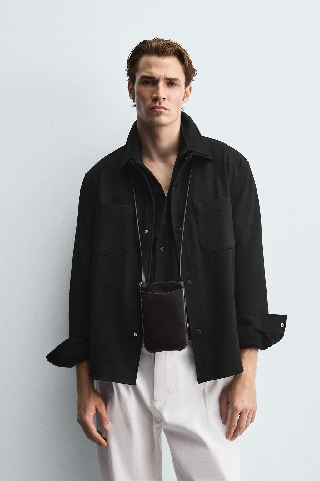 COMFORT TEXTURED OVERSHIRT - Zara фото 2