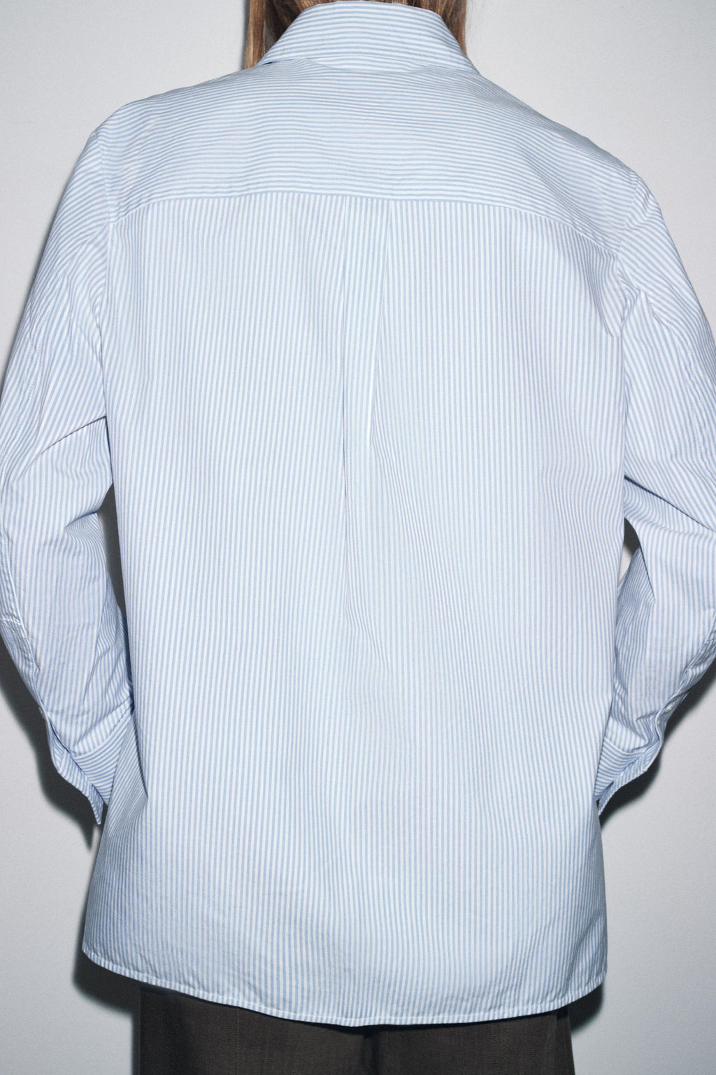 ZW COLLECTION STRIPED SHIRT WITH POCKET - Zara фото 2