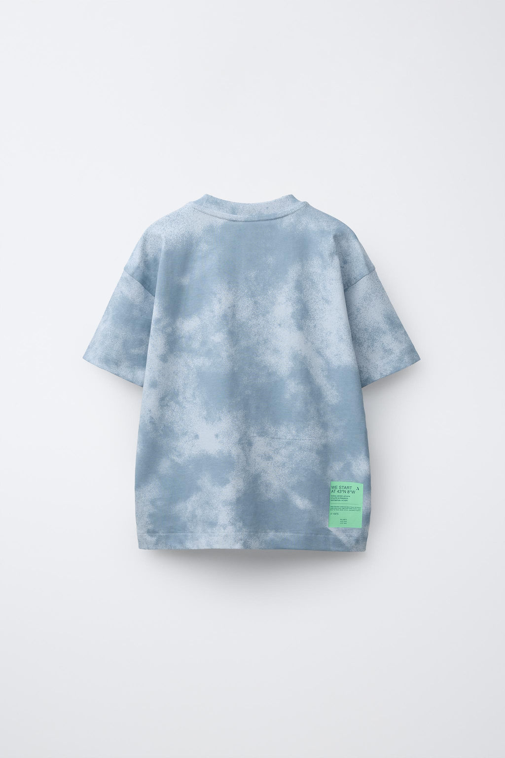 CAMISETA TIE DYE SPORTY / Azul / Blanco - Zara фото 2