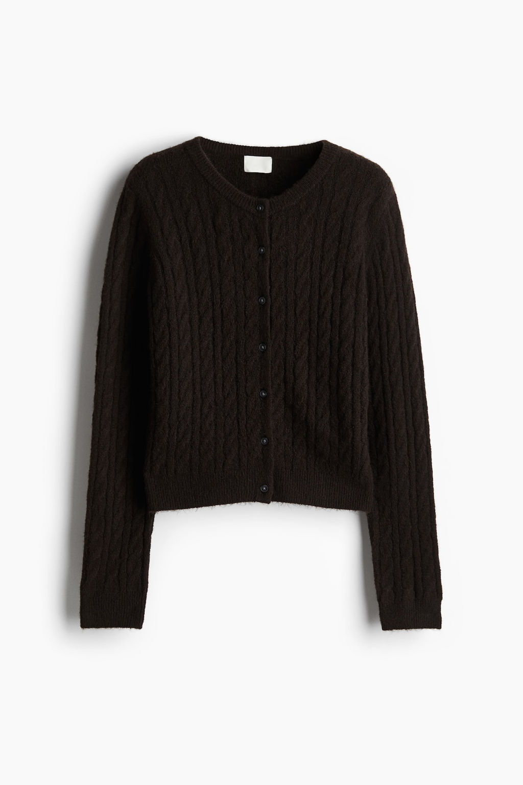 Cardigan en punto trenzado - H&m фото 4