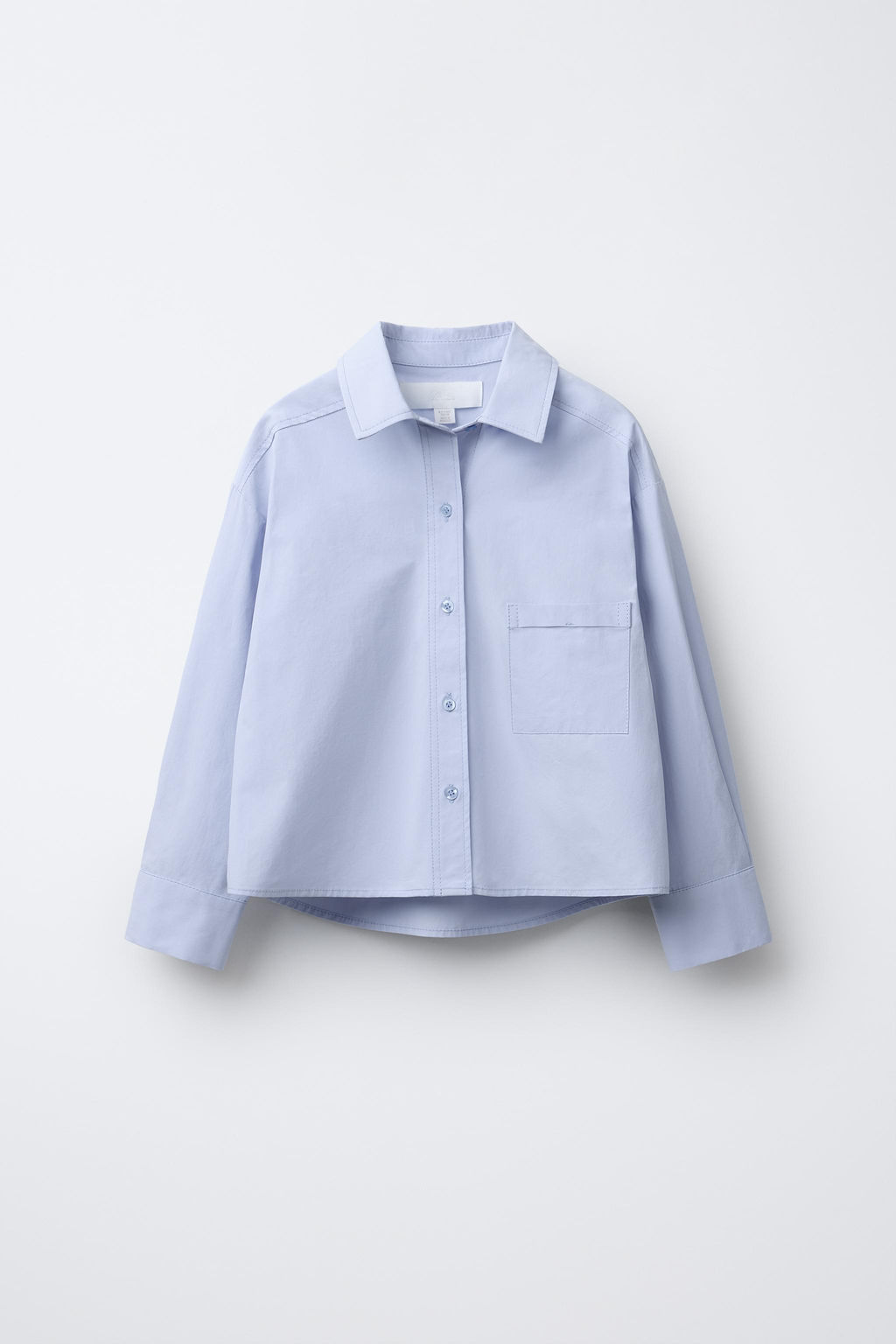 POPLIN SHIRT WITH POCKET