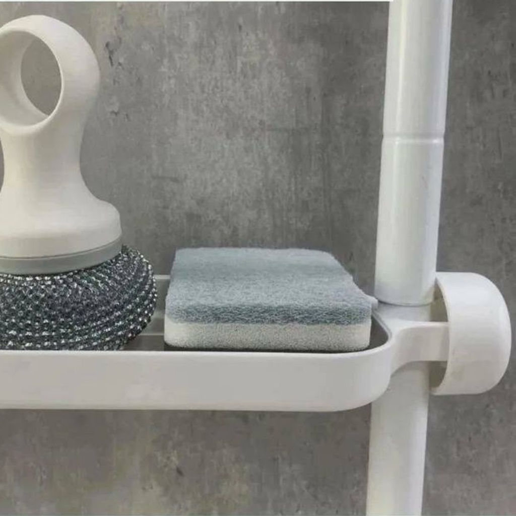 Цена за 2 шт. Подставка для моющик средств с губкой OLS-126-18 (VELEKA-839)