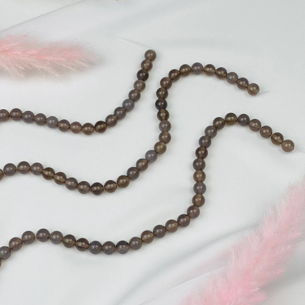 Бусины для украшений из серого Агата