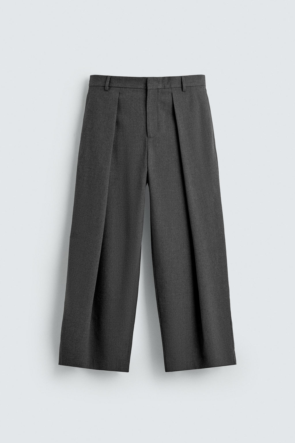 PLEATED WIDE-LEG TROUSERS - Zara фото 17