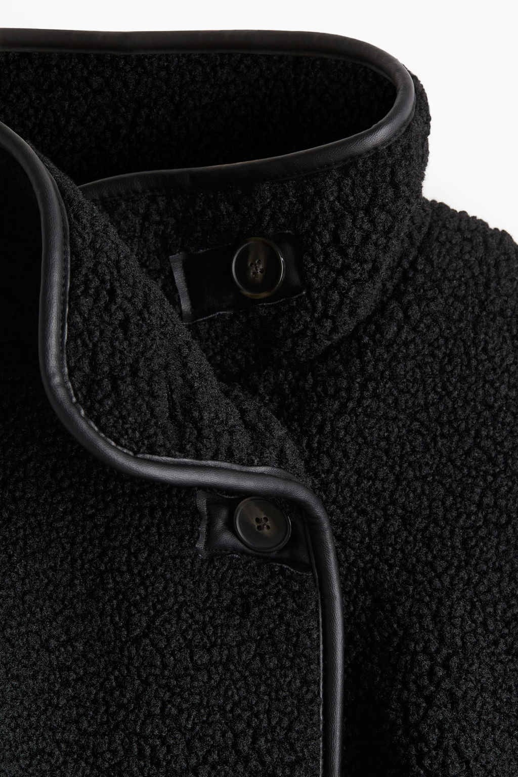 Chaqueta de corte holgado en borreguito - H&m фото 6
