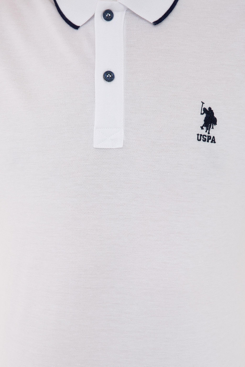 Мужская белая базовая футболка Неожиданная скидка в корзине - U.s. polo assn фото 5