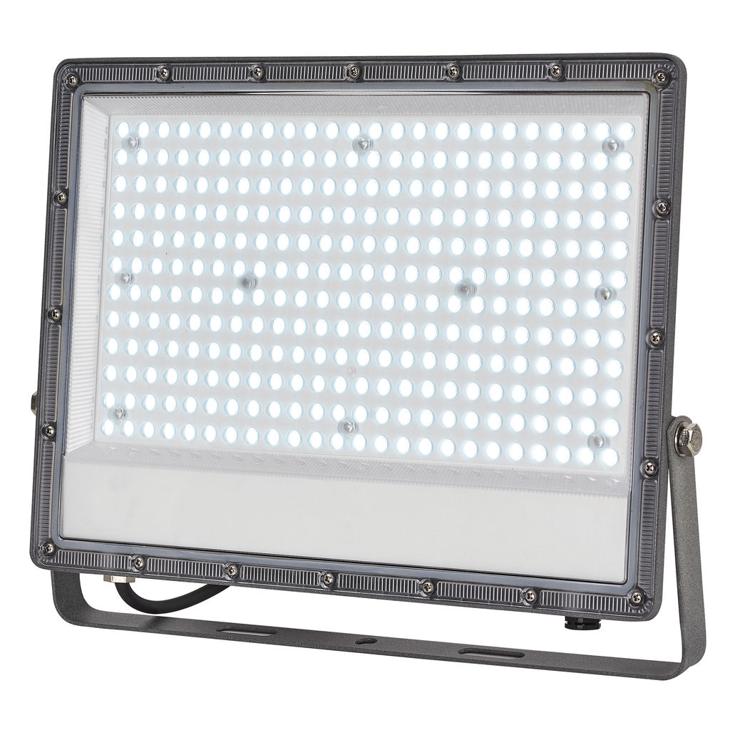 ULF-F52D-200W/6500K IP65 200-240V GREY Прожектор светодиодный. Дневной свет (6500K). Угол 90 градусов. Корпус серый. TM Uniel