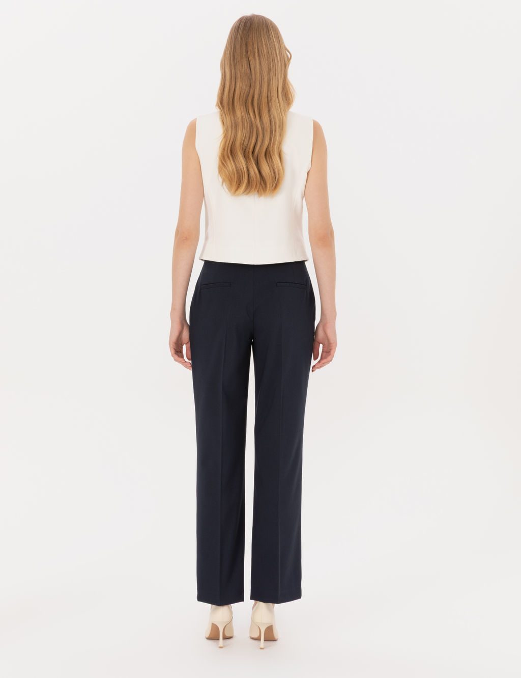 Lacivert Straight Fit Kuma_ Pantolon