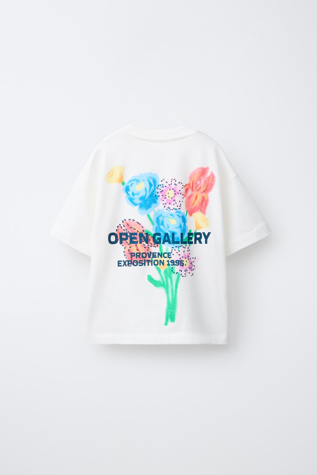 CAMISETA ESTAMPADO / Blanco roto - Zara фото 2