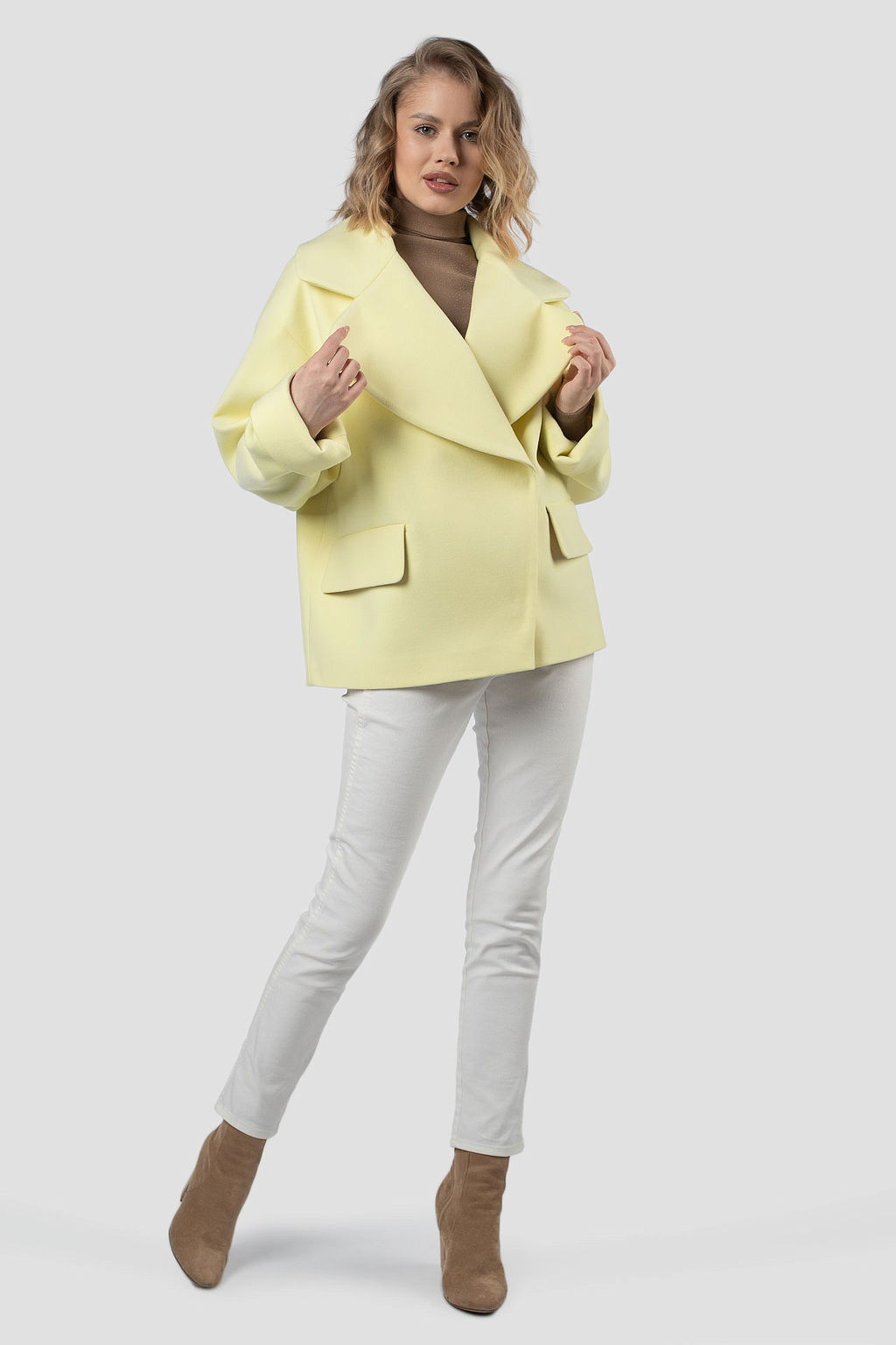 01-12236 Пальто женское демисезонное - El podio фото 2