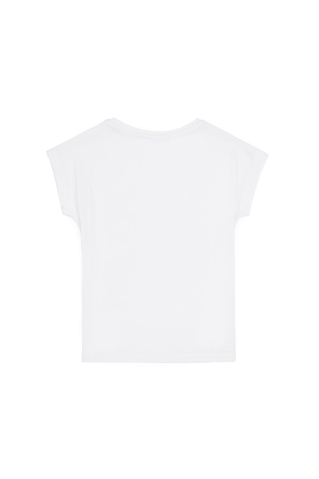 Футболка U.S. Polo Assn для девочек с круглым вырезом экрю хлопок  фото 9