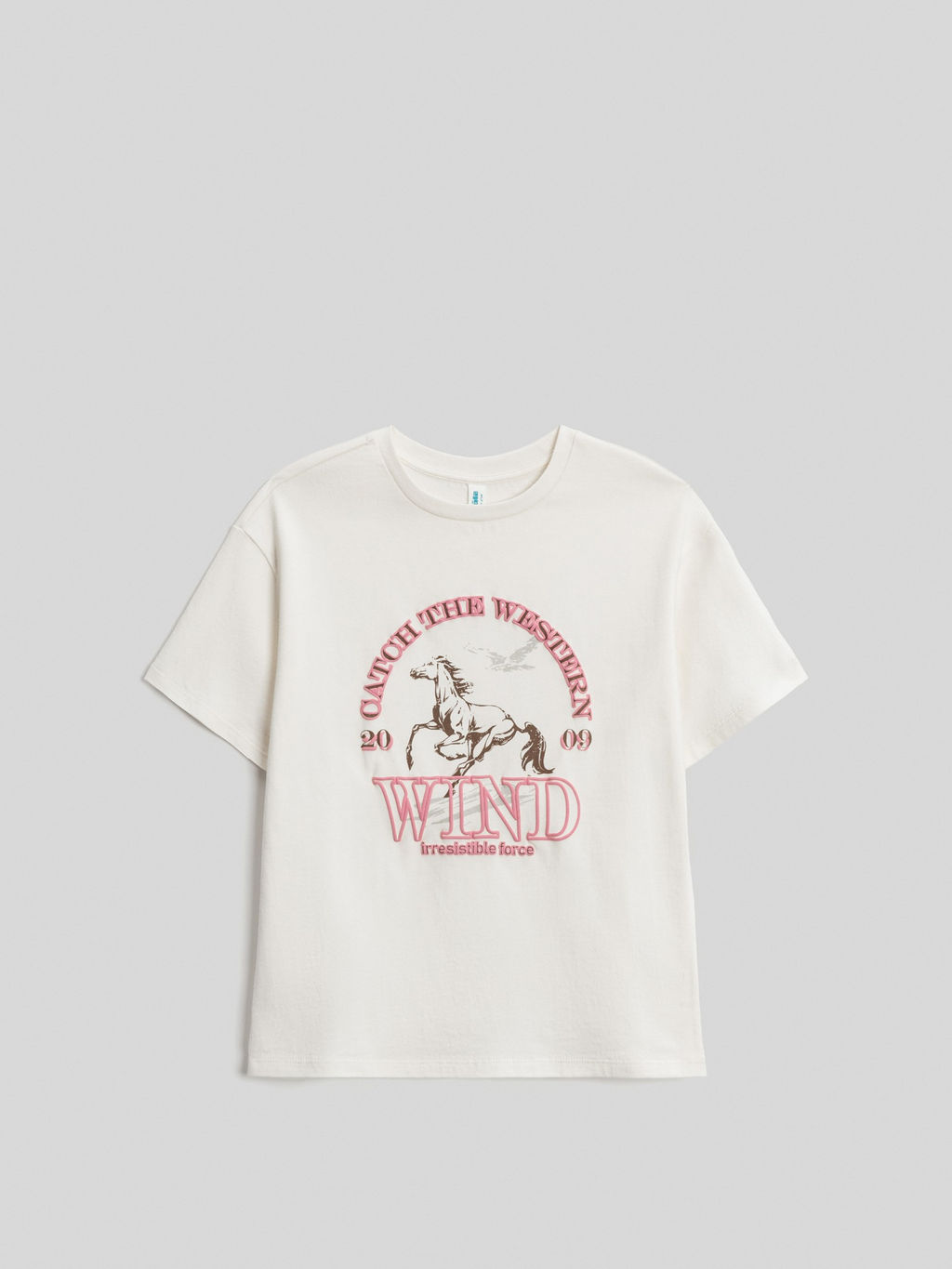 ACOOLA / Футболка детская для девочек Sonora молочный  фото 3