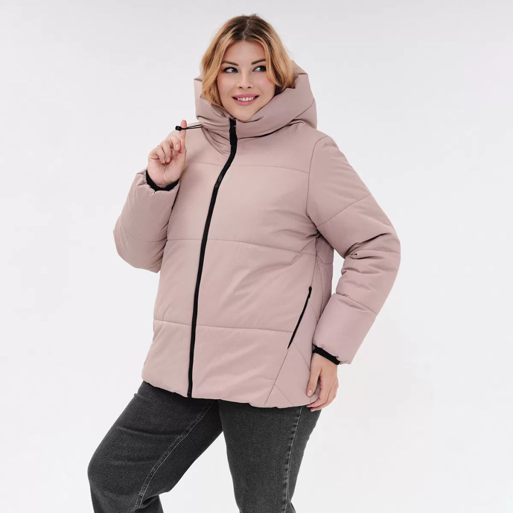 RODOS Куртка зимняя женская мембрана М-307 Светло-бежевый