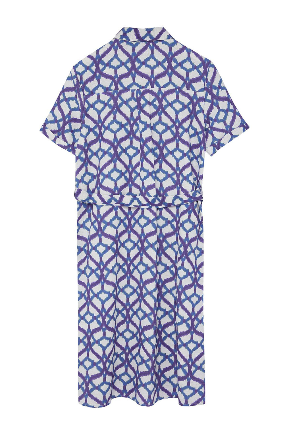 Mavi Kusakl? Midi Dokuma Gomlek Elbise TWOSS24EL00897 - Trendyolmilla фото 7