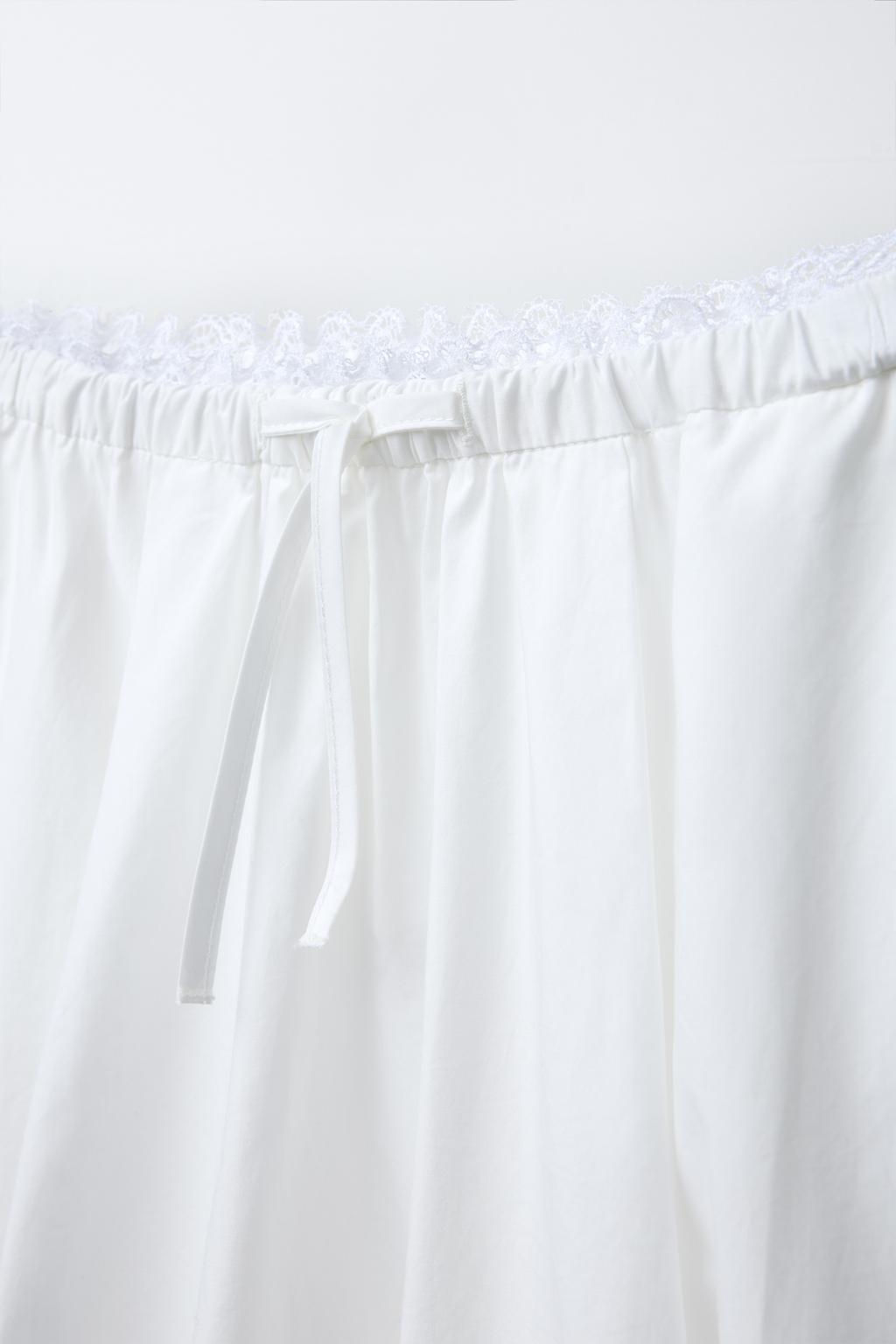 LACE MIDI BALLOON SKIRT - Zara фото 3
