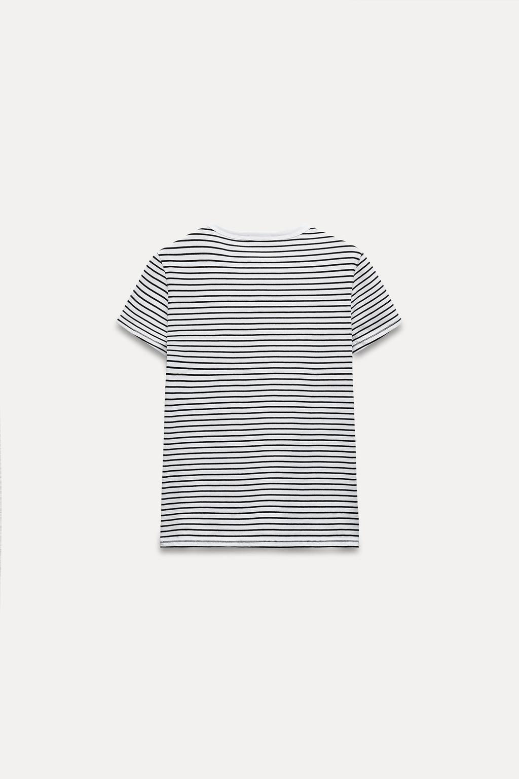 T-SHIRT WITH POCKET - Zara фото 7