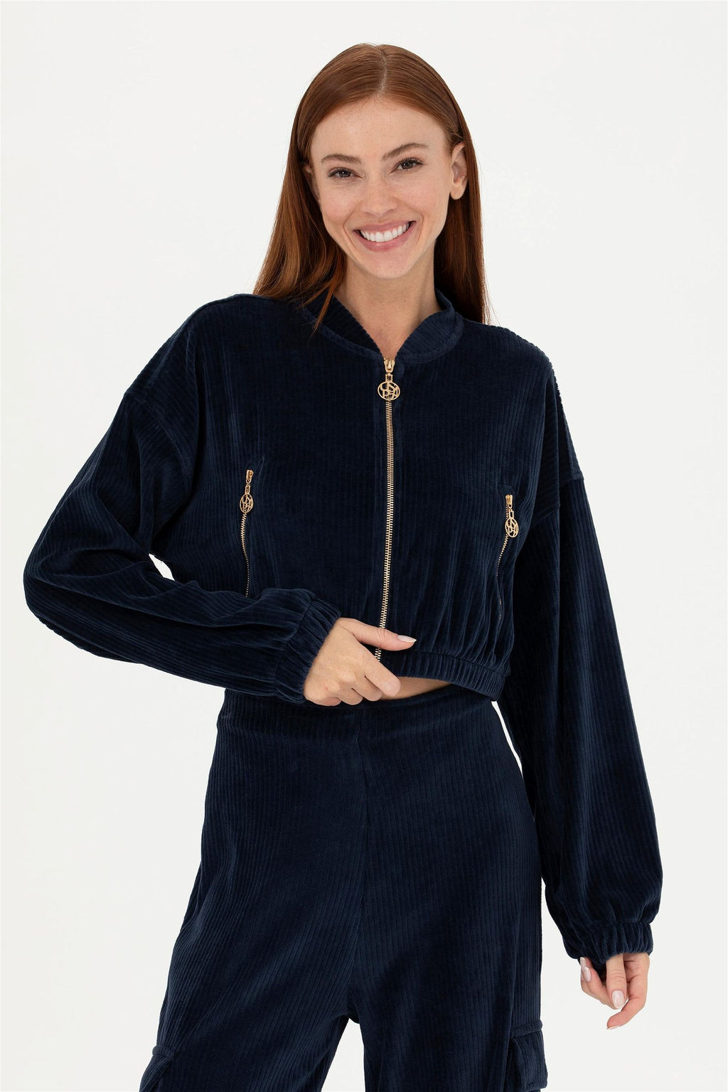 Женский темно-синий свитшот - U.s. polo assn фото 8