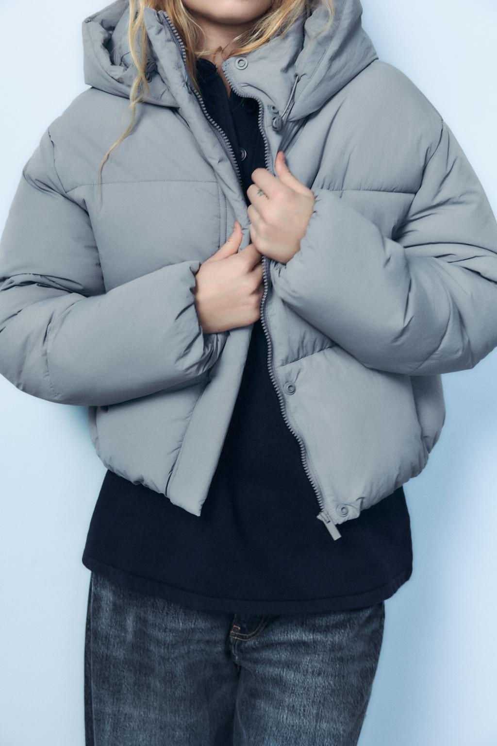 WATER-REPELLENT PUFFER ANORAK - Zara фото 3