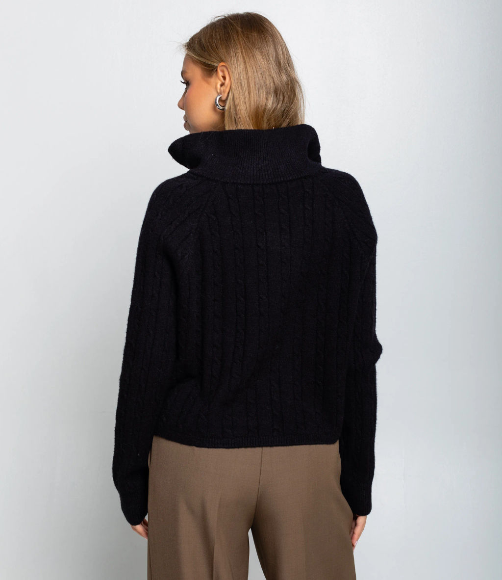 Джемпер #КТ177, чёрный