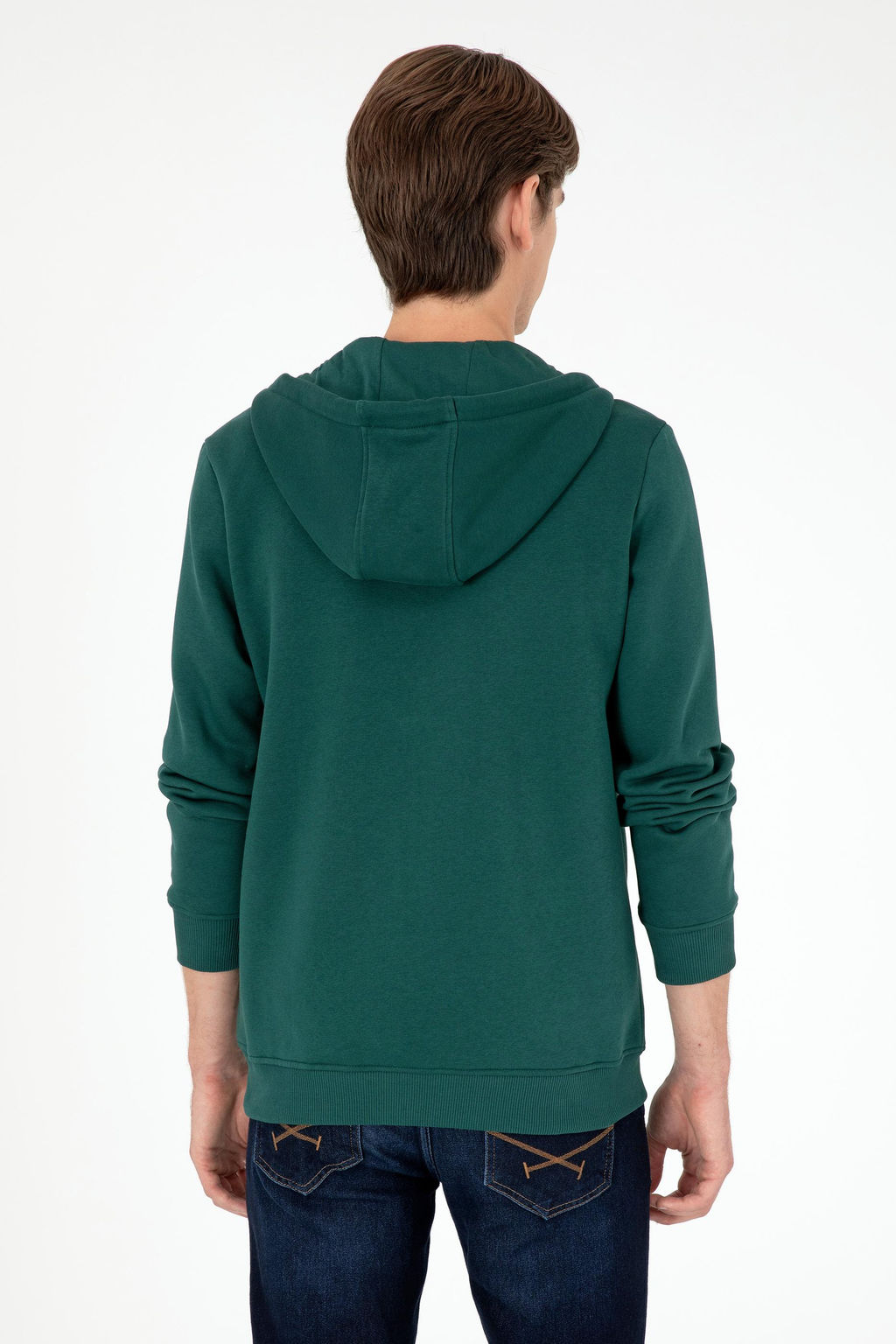 Мужской темно-зеленый свитшот Неожиданная скидка в корзине - U.s. polo assn фото 5