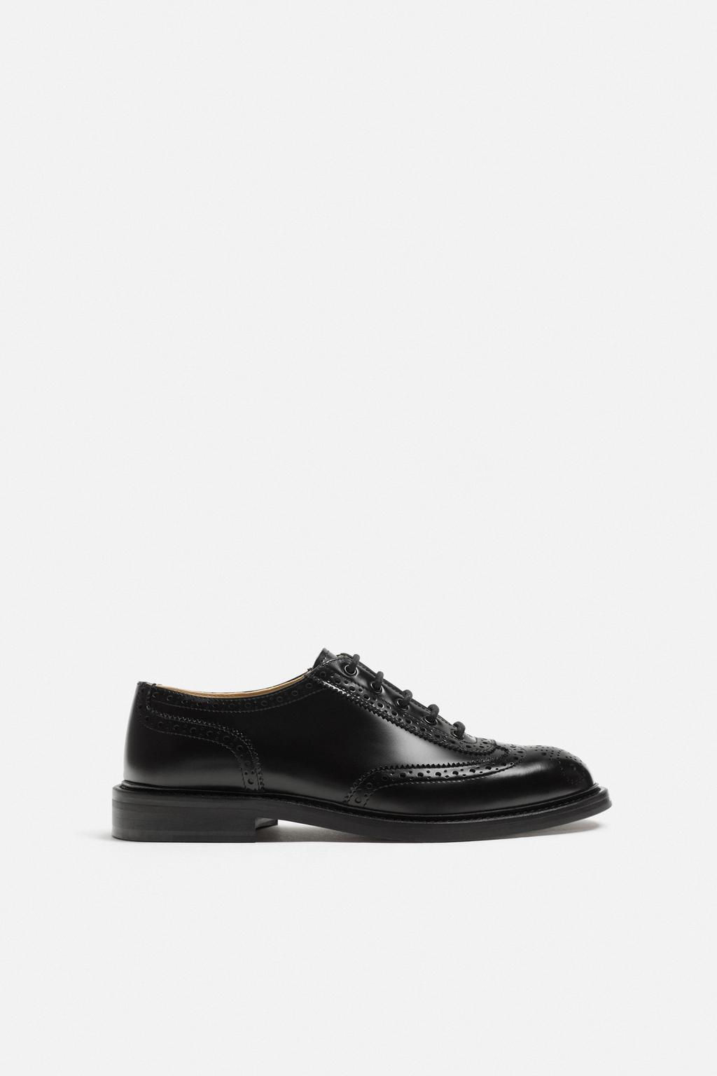 LEATHER SHOES X HARRY LAMBERT - Zara фото 6