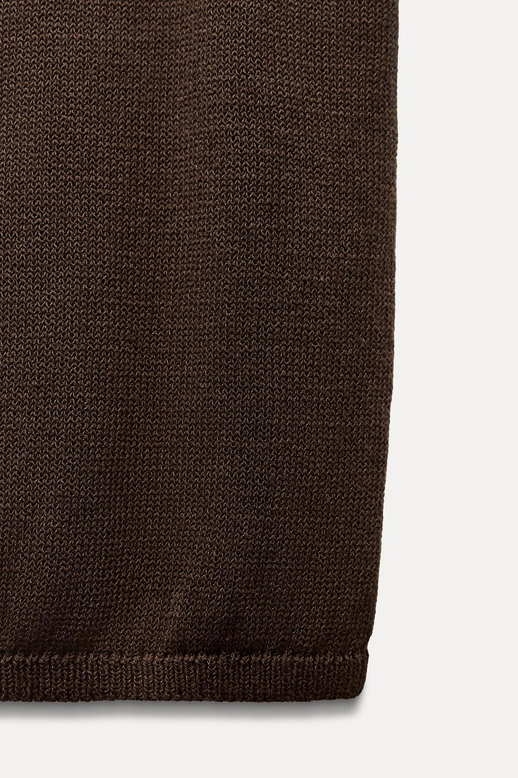 SLEEVELESS PLAIN KNIT TOP - Zara фото 8