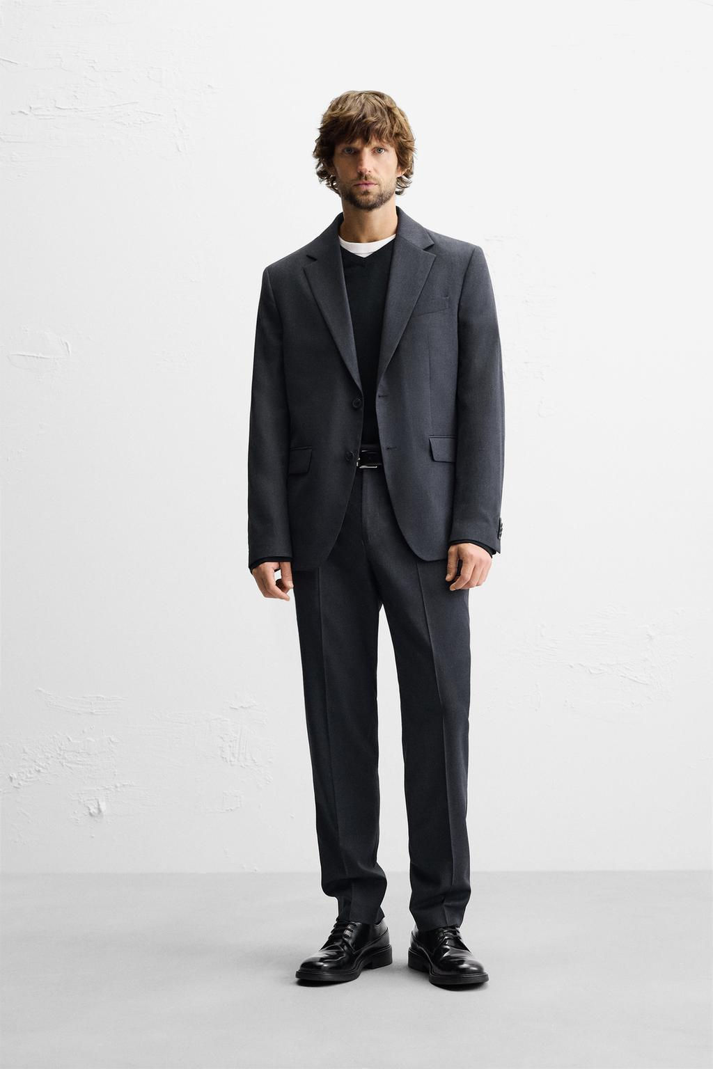 HOUNDSTOOTH SUIT BLAZER - Zara фото 19