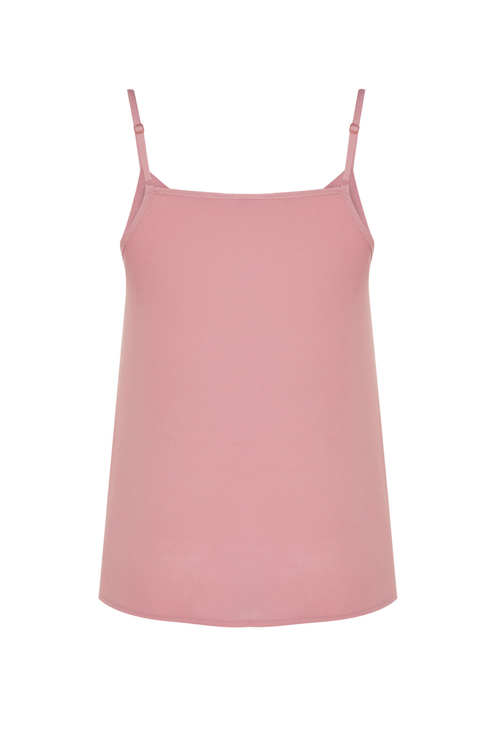 Ac?k Pembe Basic Ask?l? Dokuma Bluz TWOSS19BB0224