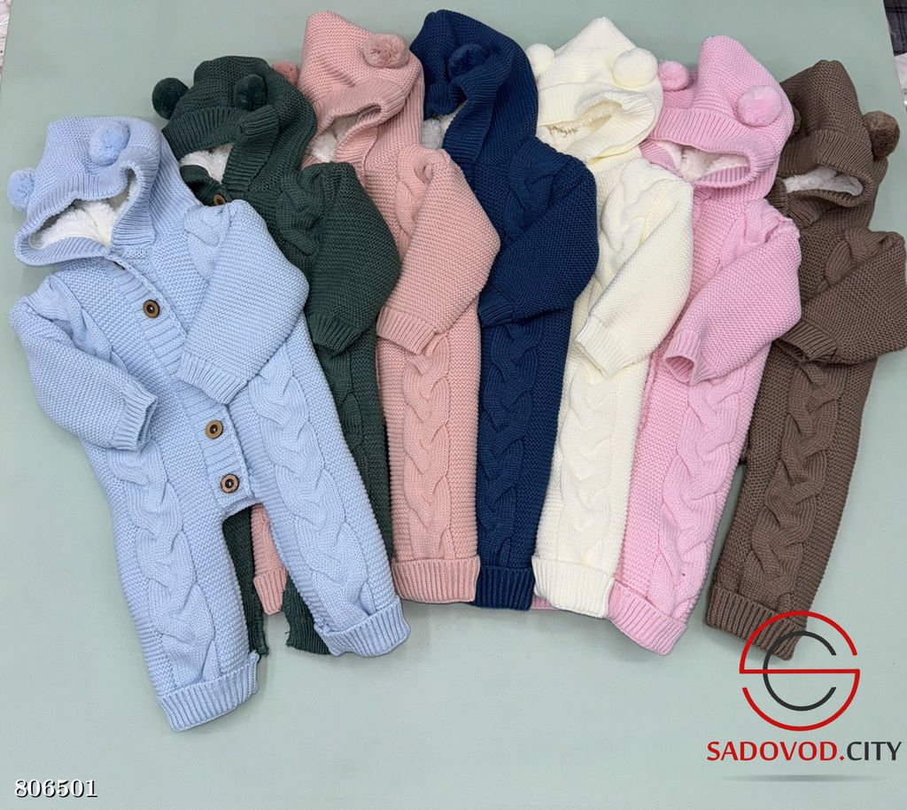 Вязаный детский комбинезон на меху - Bruno фото 8