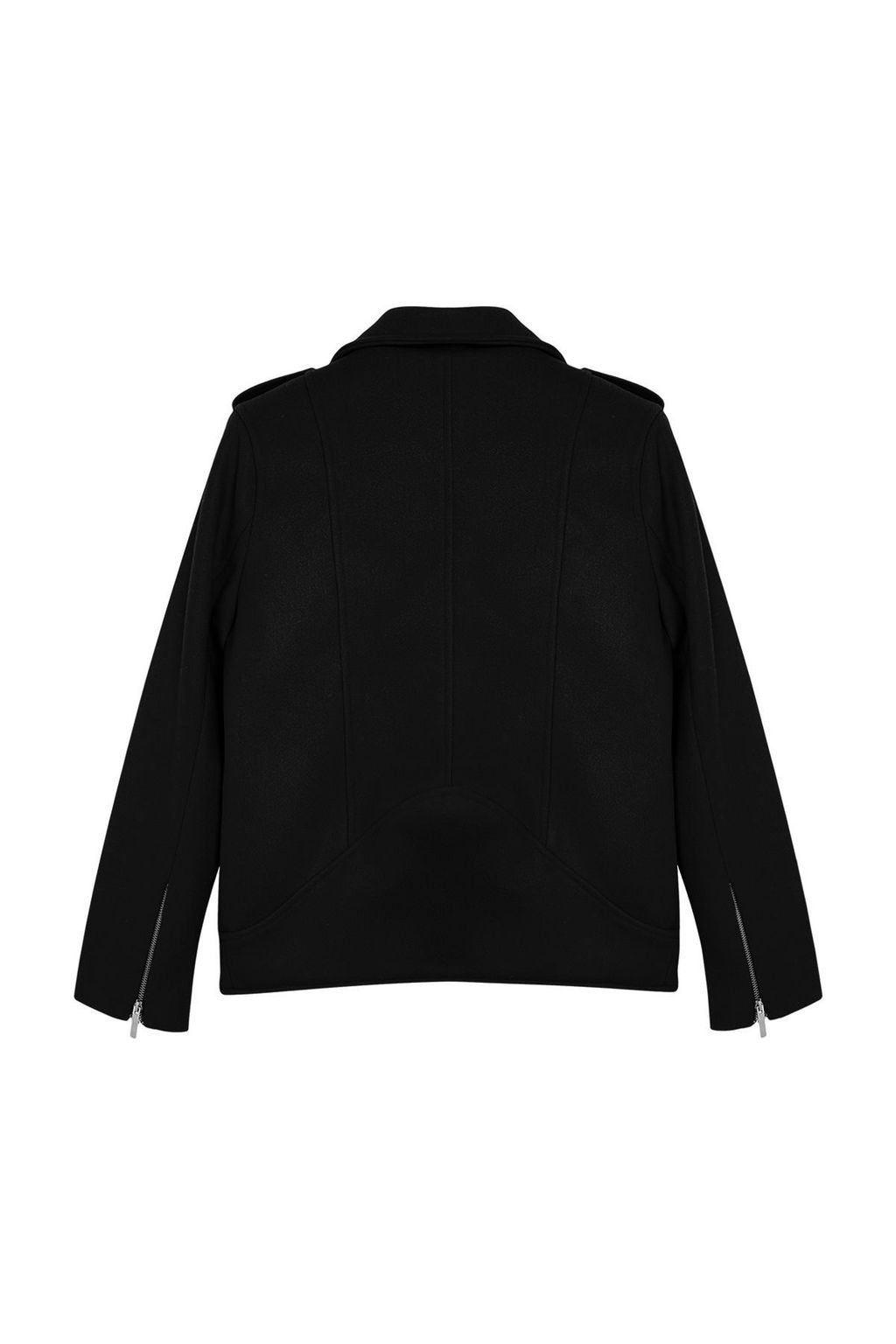 TRENDYOLMILLA Siyah Regular Kase Biker Ince Ceket Mont TWOAW25MO00131  фото 7