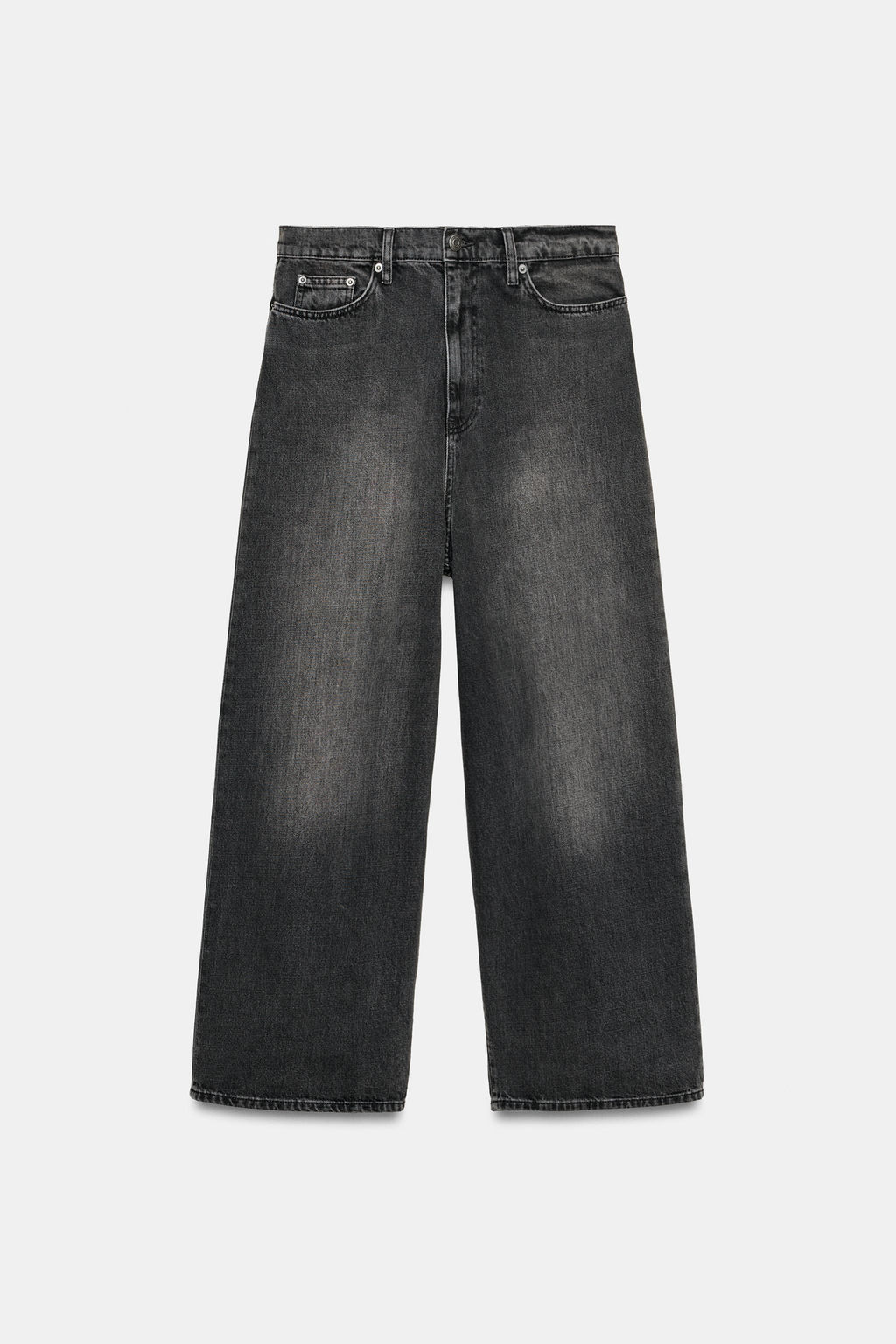 ZW COLLECTION LOW-RISE LOOSE BAGGY LEG JEANS - Zara фото 11