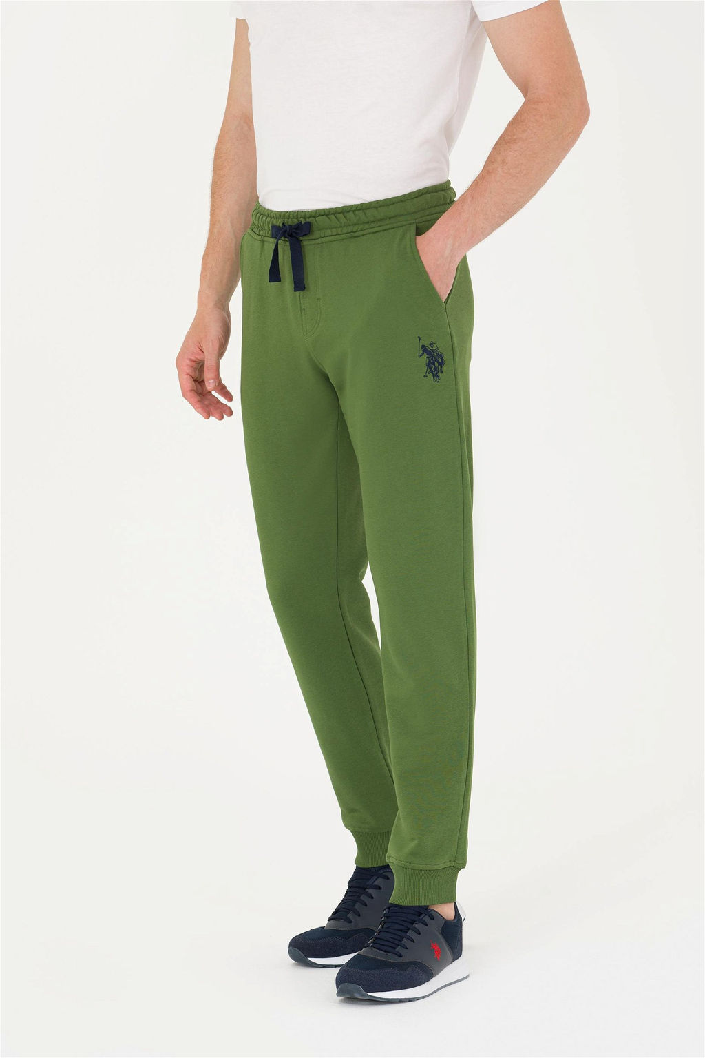 U. S. Polo Assn Мужские зеленые спортивные штаны - U.s. polo assn фото 10