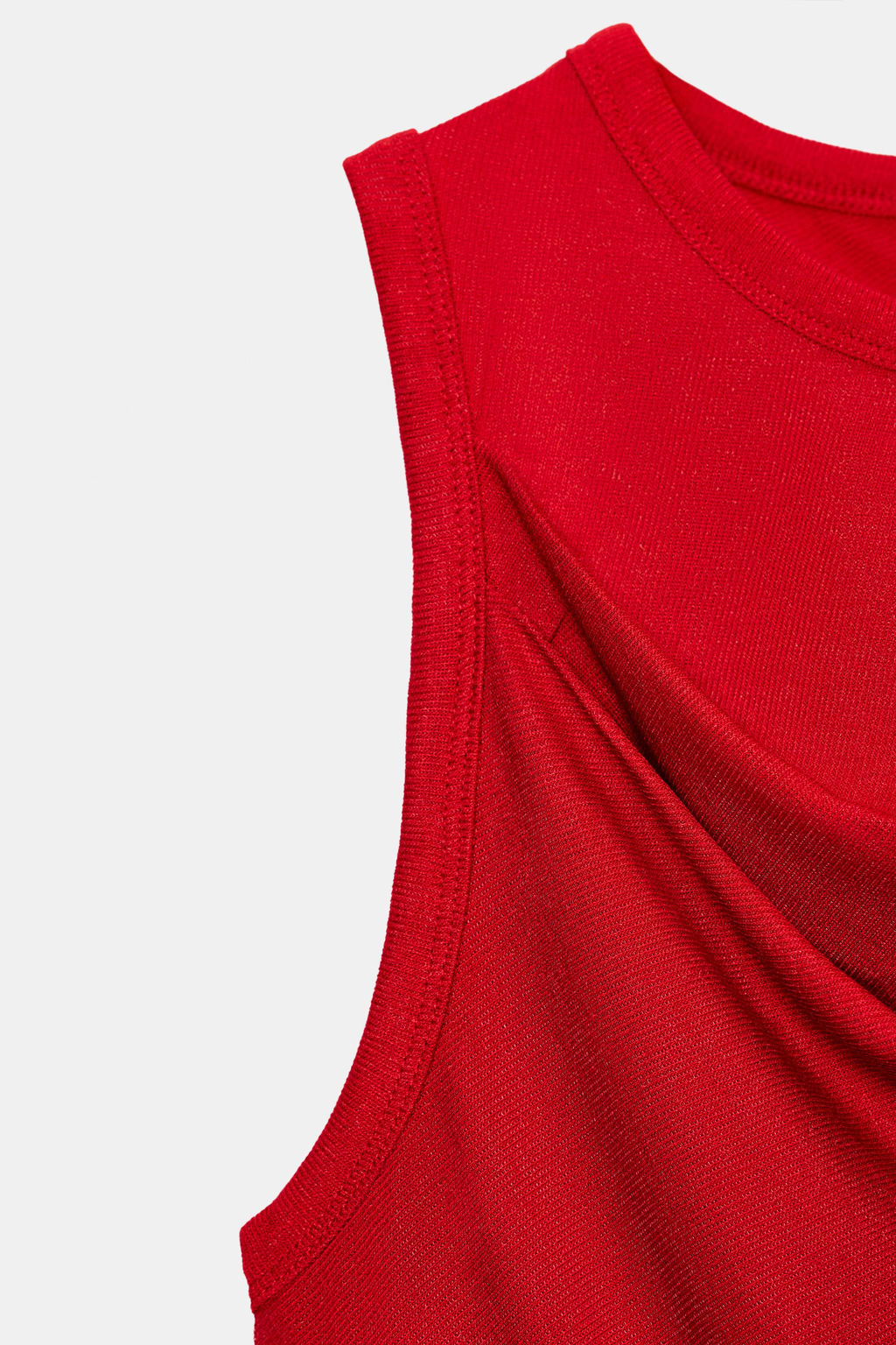 DRAPED SLEEVELESS TOP - Zara фото 7