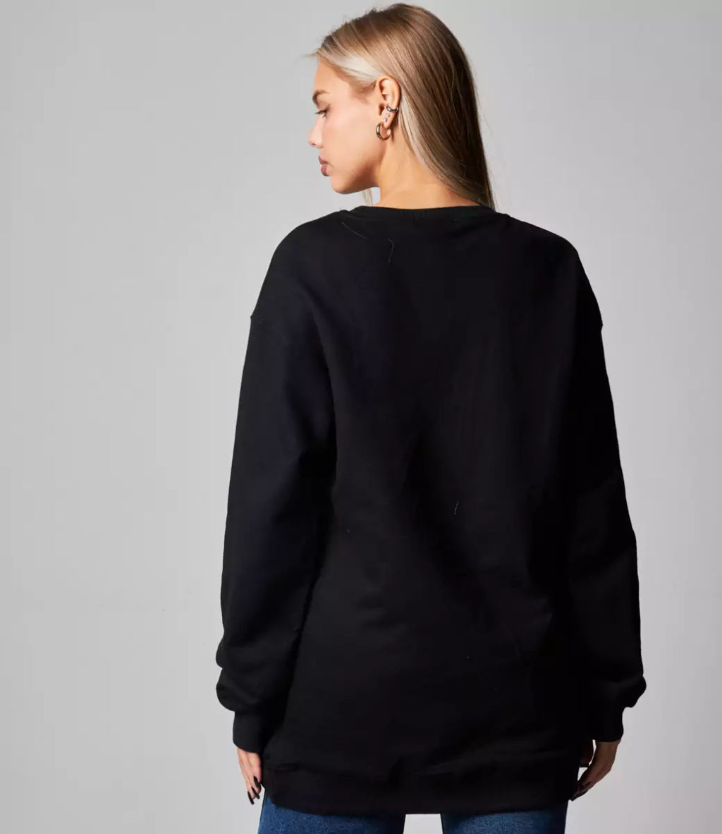 Свитшот #ОКТ1659, чёрный