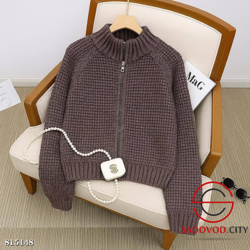 Теплый кардиган на молнии - Bruno фото 4