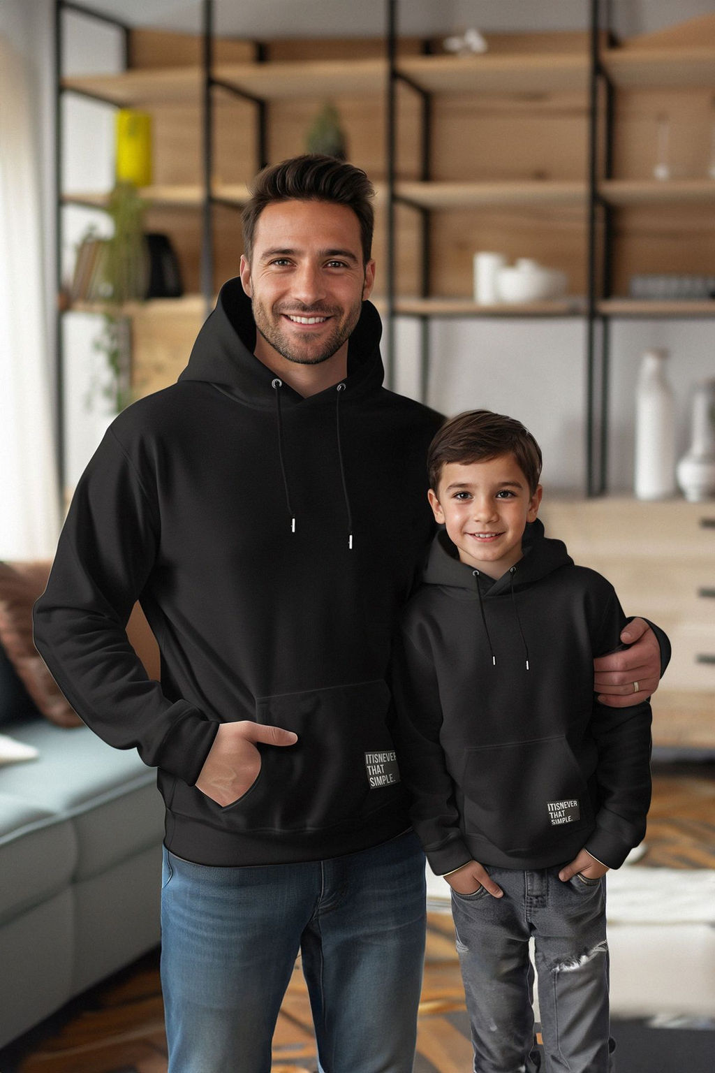 Bordo Baba-Ogul Unisex Bask?l? Orme Mini Me Sweatshirt TKDAW25SW00072 - Trendyolmilla фото 2