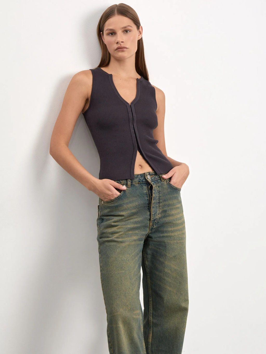 EMKA / Трикотажный топ на крючках  фото 2