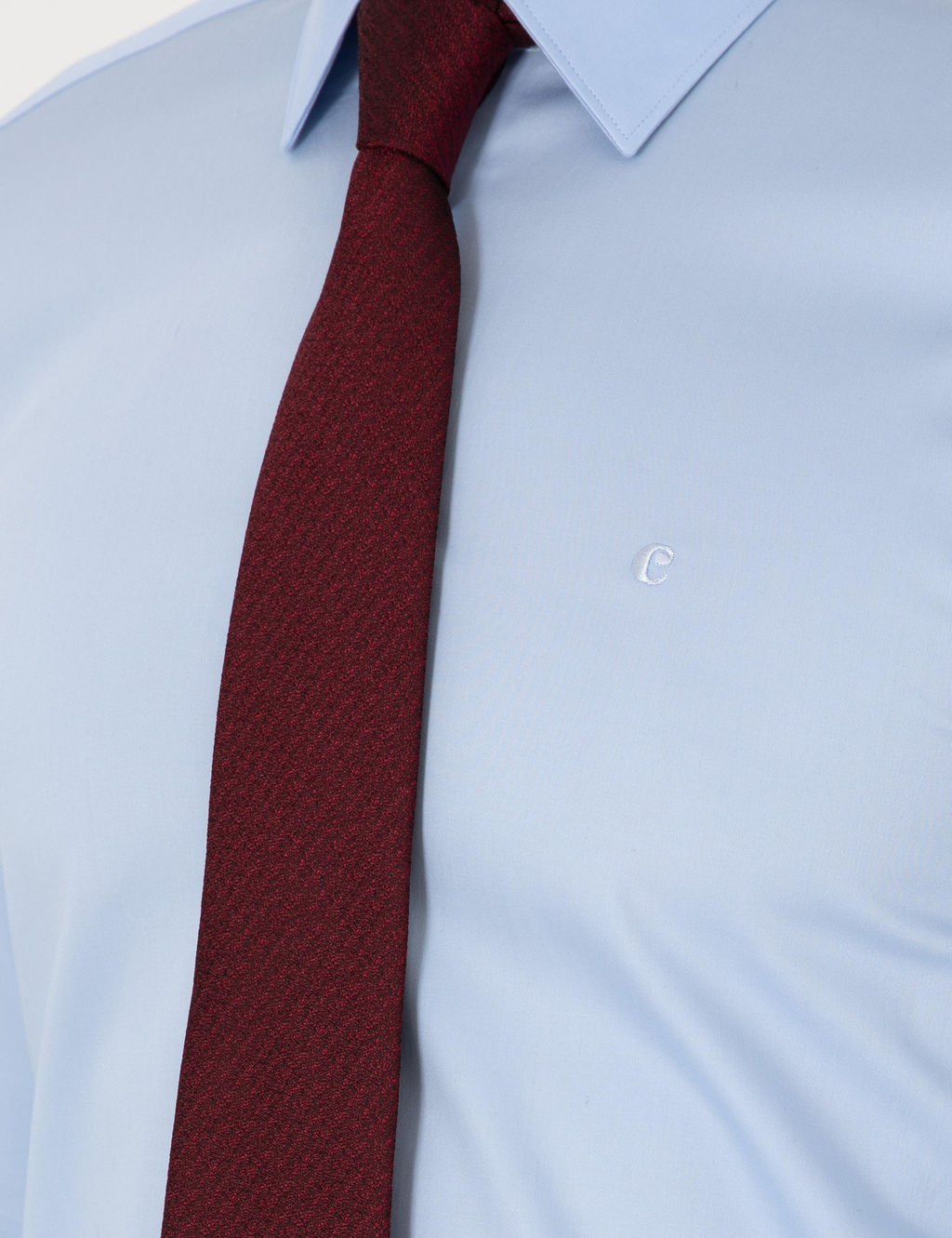 A__k Mavi Slim Fit Pamuklu Klasik G_mlek - Cacharel фото 7