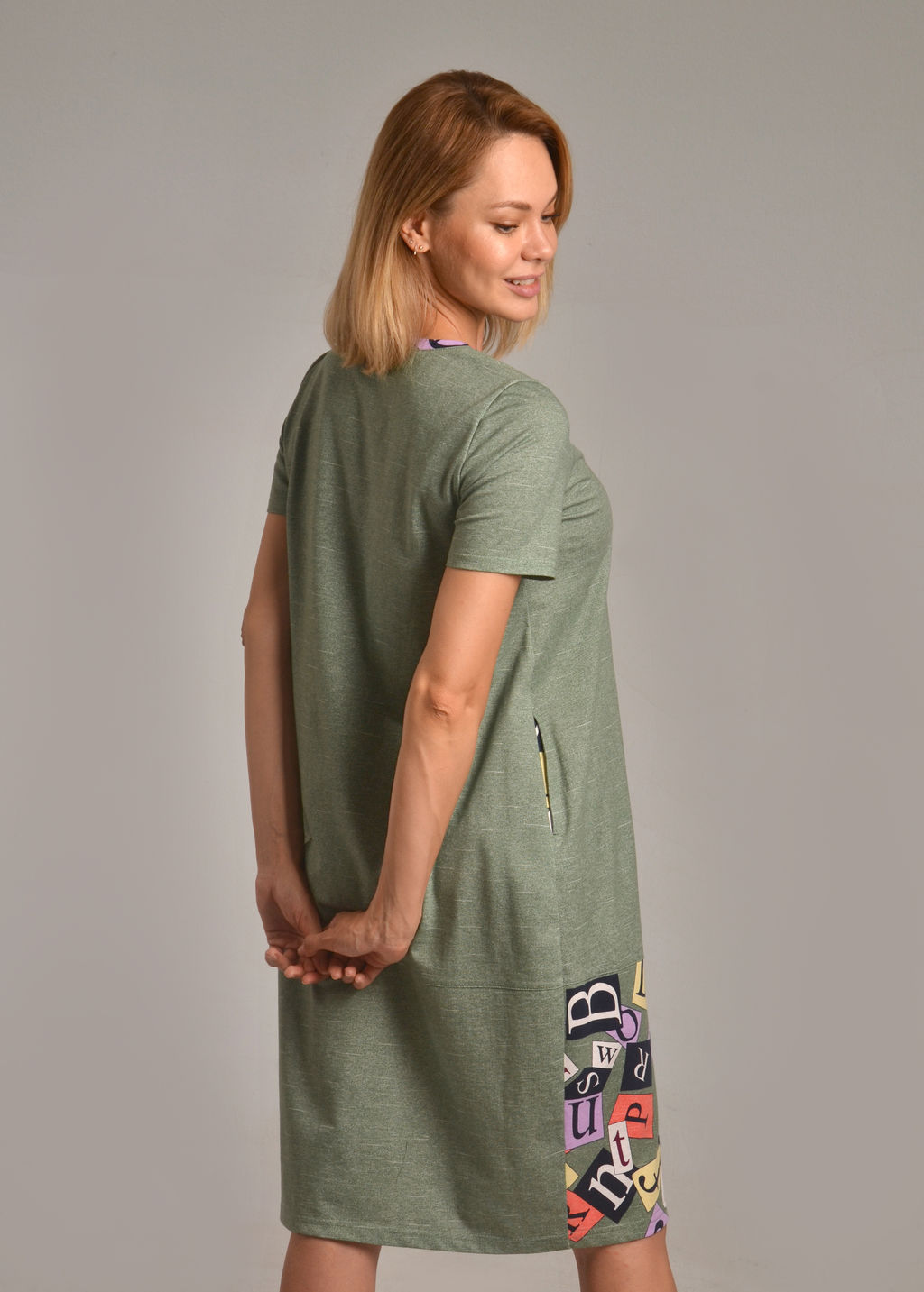 Платье женское МАРСЕЛЬ-1 (зеленый №30) - Ивановская трикотажная компания фото 3