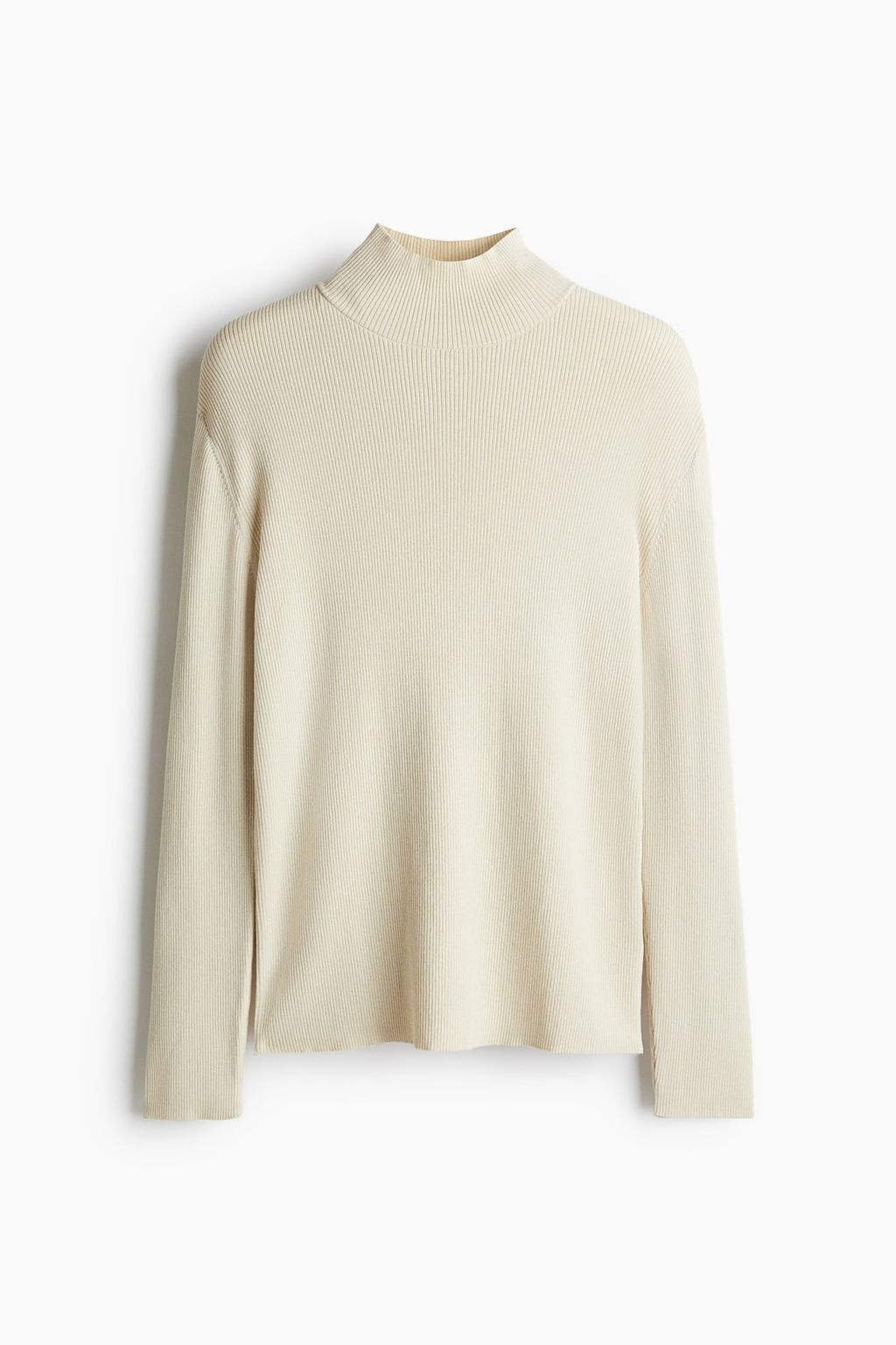 Jersey brillante con cuello perkins Slim Fit - H&m фото 6