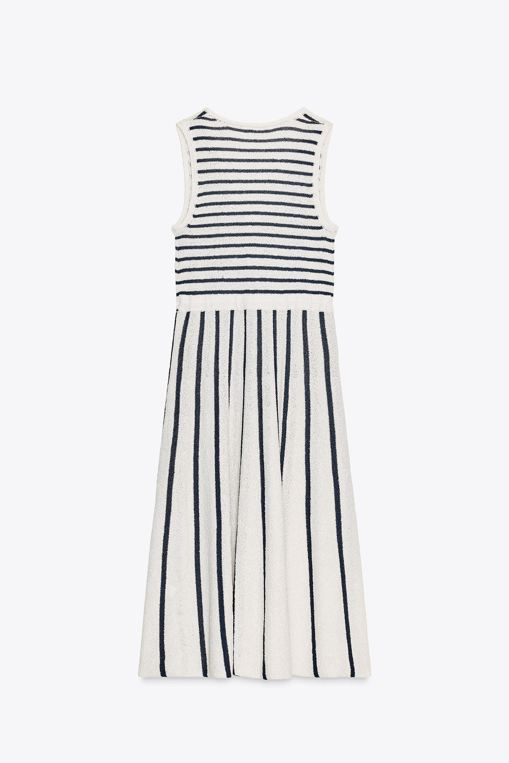 STRIPED CUT-OUT KNIT DRESS - Zara фото 11