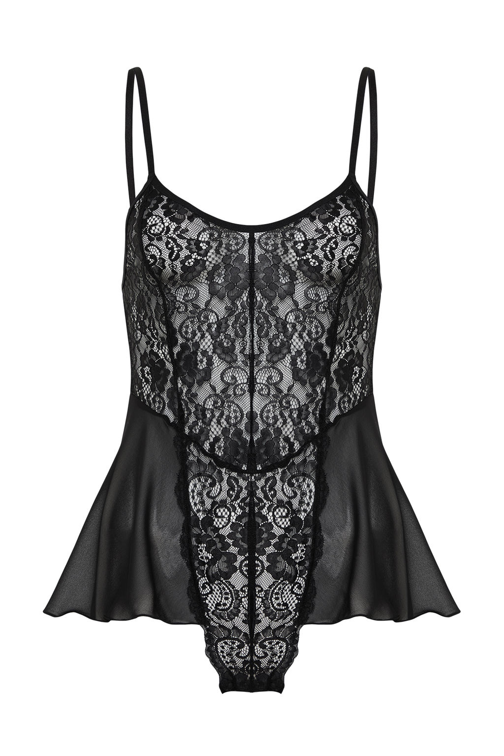 TRENDYOLMILLA Siyah Dantel Bacak Bantl? Ip Ask?l? C?tc?tl? Orme Body THMSS24BD00001  фото 7